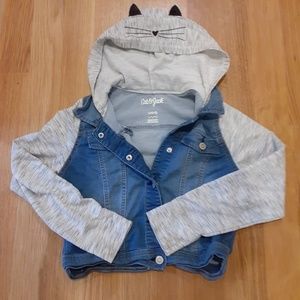 Girls Cat & Jack jacket sz 10/12